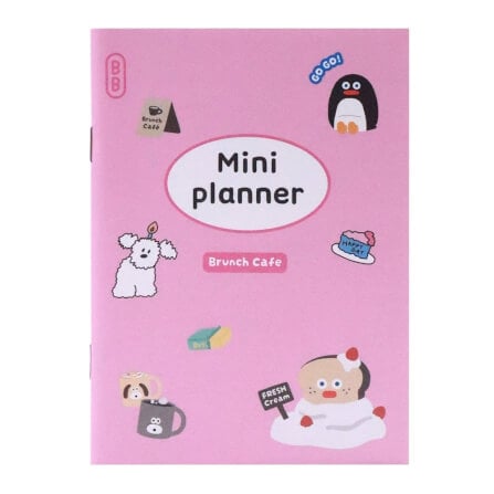 สมุดแพลนเนอร์ Ropamoda romane mini planner สีชมพู_0